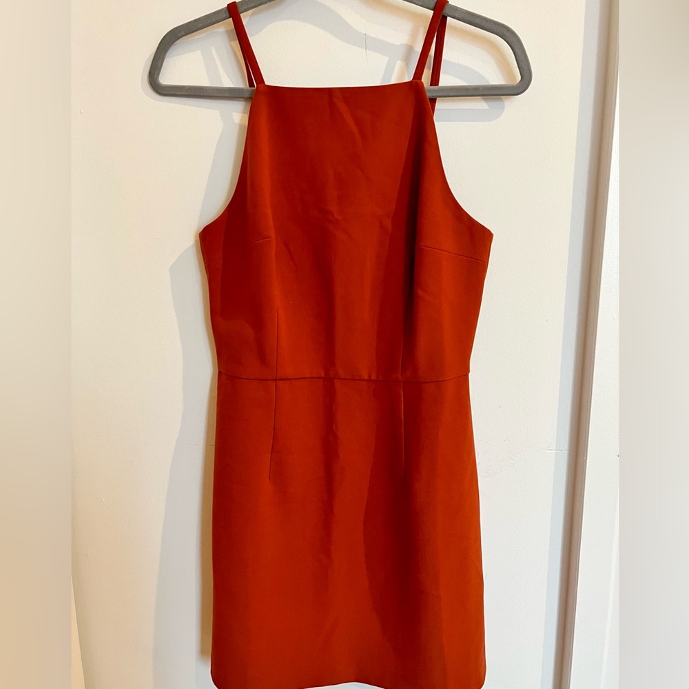 French Connection Rust Mini Dress